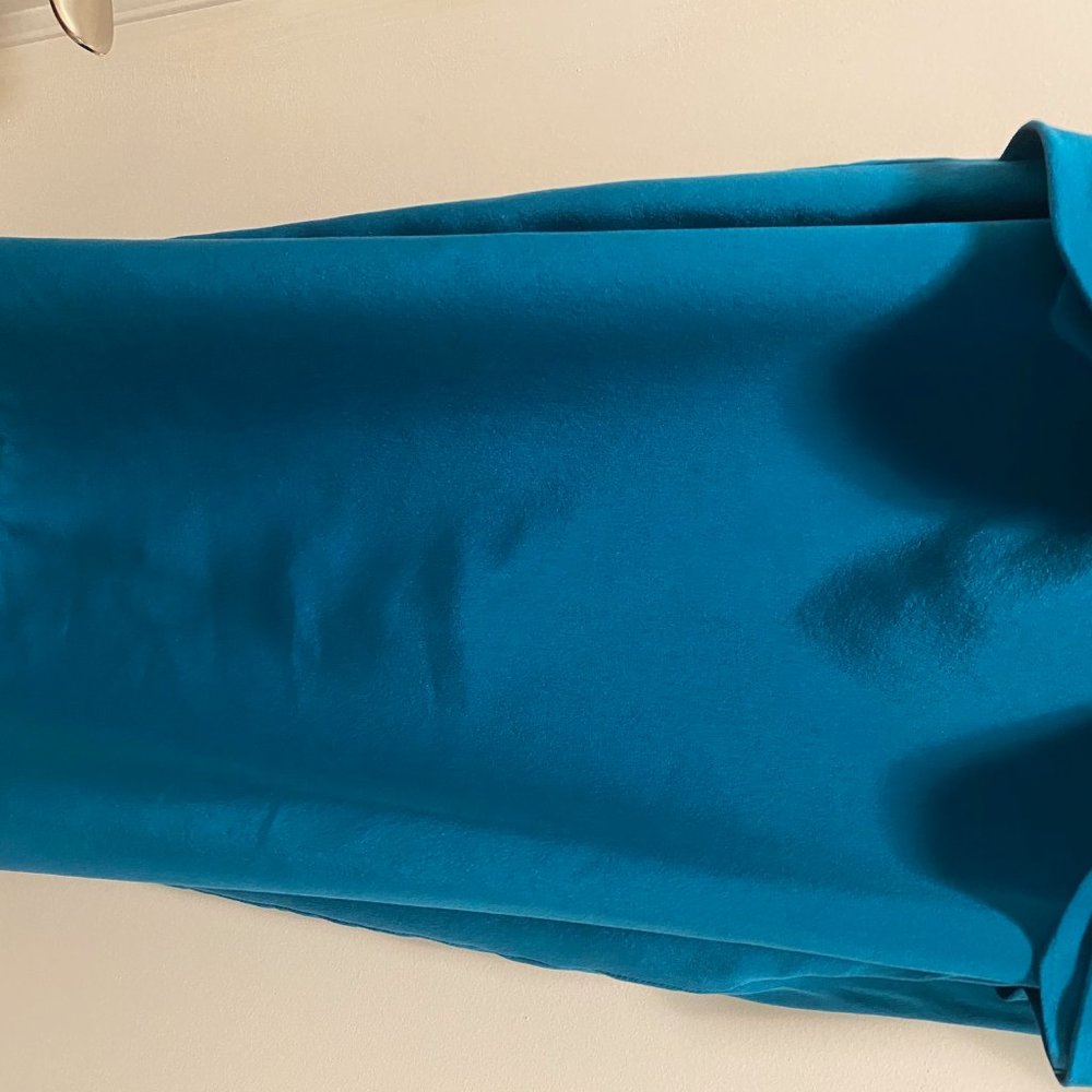 Club Monaco Teal Slip Dress - Picture 3 of 6